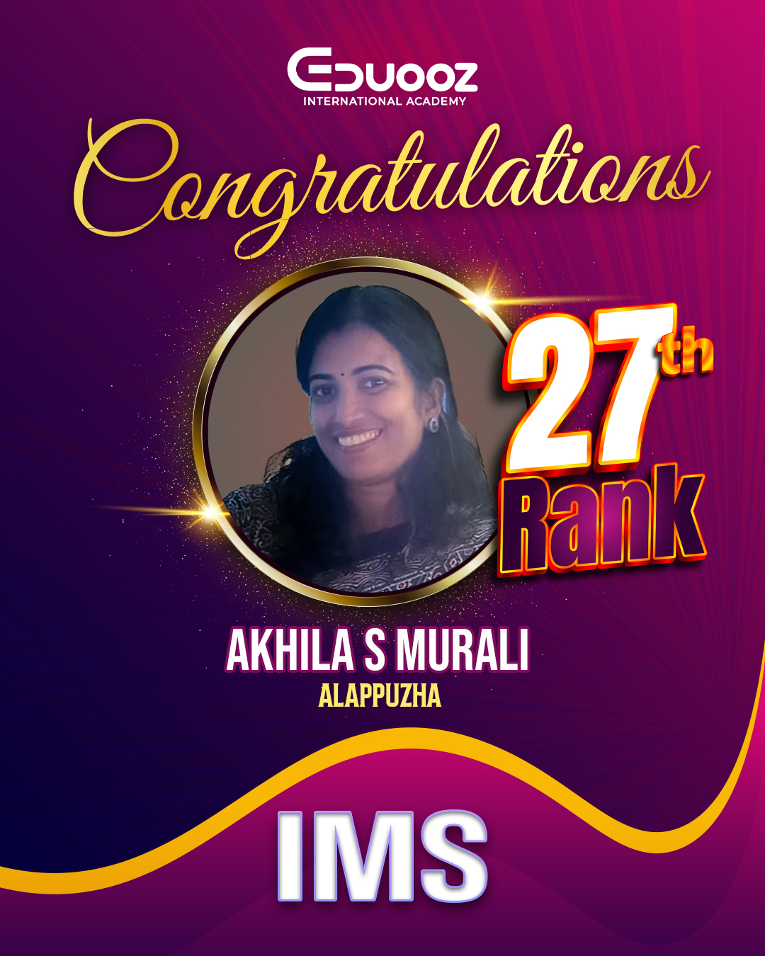 Rank holder portrait: 27 Akhila S Murali.jpg